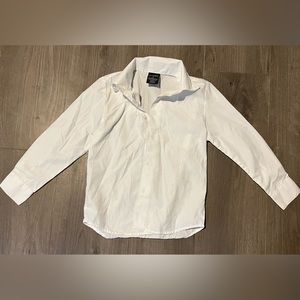 Little Boy size 5 George solid white button up!
